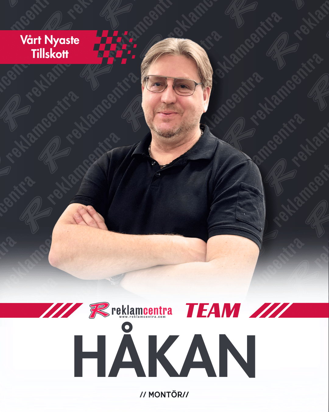 Porträtt bild på man, introducerar Håkan